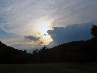 bouřka příchod